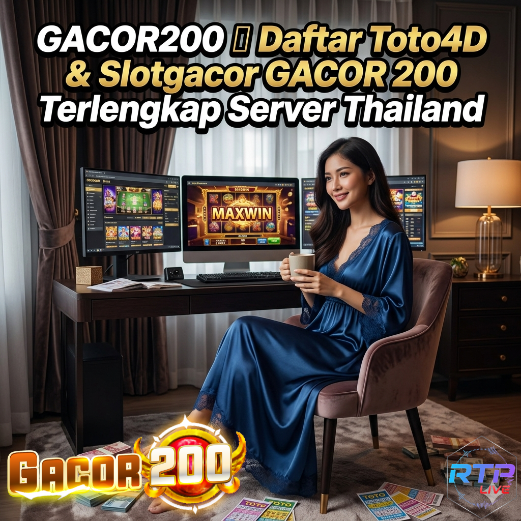 GACOR200 ꑭ Daftar Toto4D & Slotgacor GACOR 200 Terlengkap Server Thailand